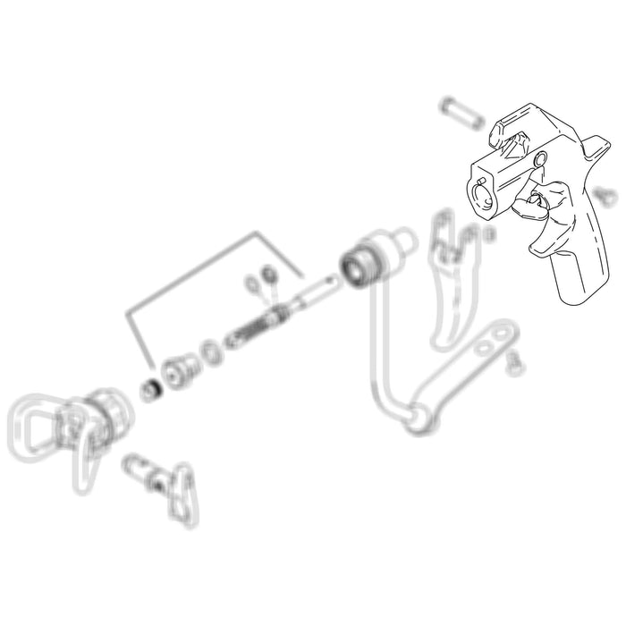 20B226 - Silver Plus HP Gun Handle Kit - PURspray