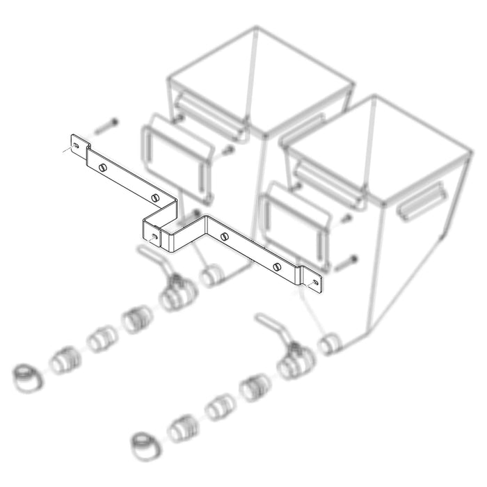 256252 - Bracket, Hopper b-mt - PURspray