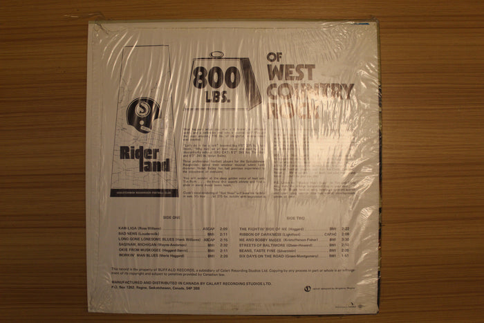 800 Lbs. of West Country Rock