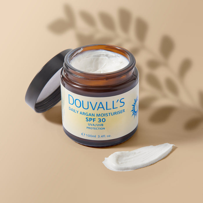Argan Daily Moisturiser with SPF30 UVA/UVB protection 100ml Jar