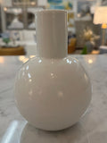 Assorted white vases- SM Globular