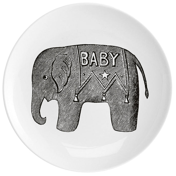 Baby Elephant Fine China 10" Plate - Chase and Wonder - Proudly Made in Britain
