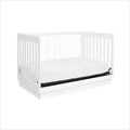 Babyletto Harlow 3-in-1 Convertible Crib in Acrylic White Base