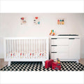 Babyletto Hudson 2 Piece 3-in-1 Convertible Crib Set in White