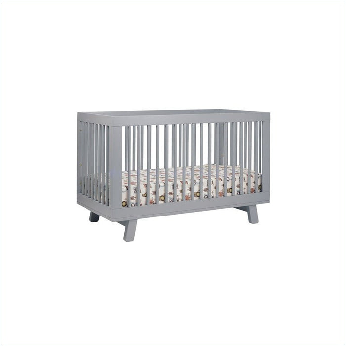 Babyletto Hudson 3-in-1 Convertible Crib with Toddler Rail in Grey