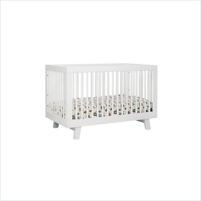 Babyletto Hudson 3-in-1 Convertible Crib with Toddler Rail in White