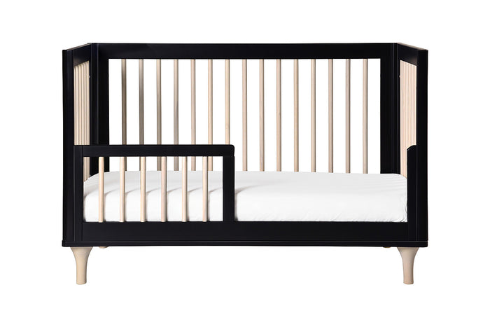 Babyletto Lolly 3-in-1 Convertible Crib in Black and Washed Natural