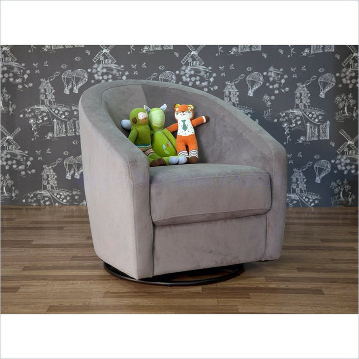 Babyletto Madison Swivel Glider in Slate