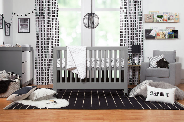 Babyletto Maki Full Size Crib in Grey