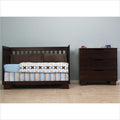 Babyletto Modo 2 Piece 3-in-1 Convertible Wood Crib Set in Espresso