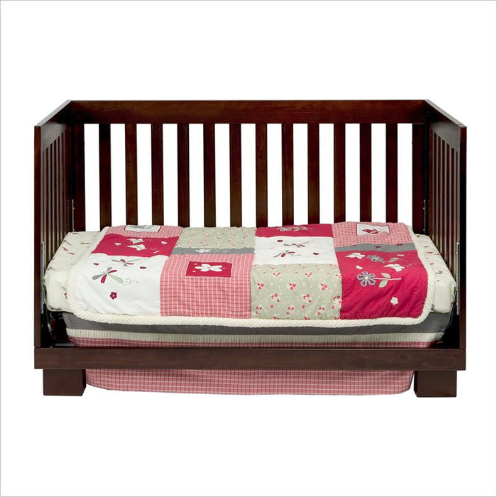 Babyletto Modo 3 in 1 Convertible Wood Crib with Toddler Rail in Espresso