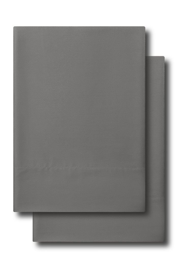 Product photo of the Bamboo Sateen Pillowcas set in Ash