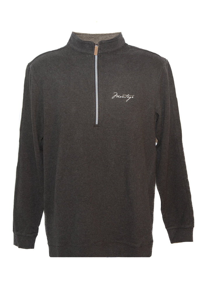 Black Burnside 1/4 Zip Pullover