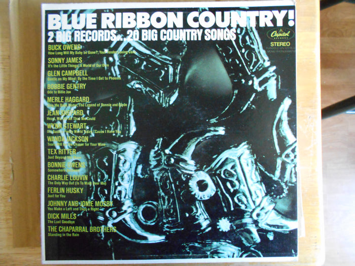 Blue Ribbon Country! 2 Big Records. . . 20 Big Country Songs