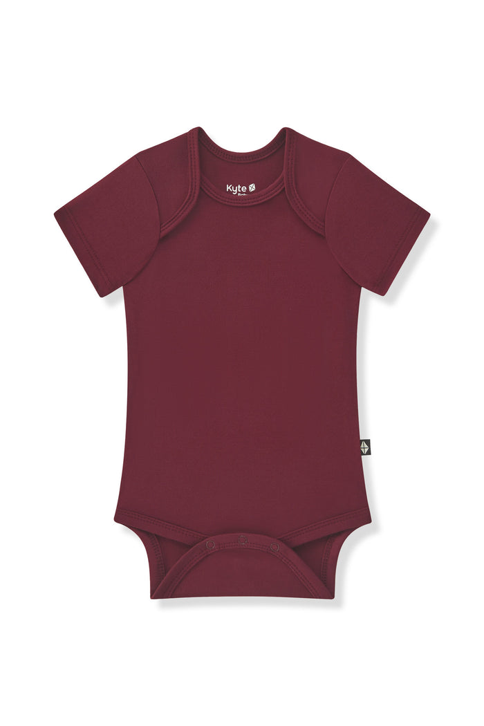 Bodysuit in Burgundy on a white background