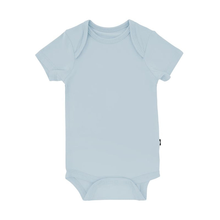 Flat lay of Kyte Baby Bodysuit in Fog
