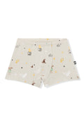 Beige Brief with Harry Potter patten print on a white background