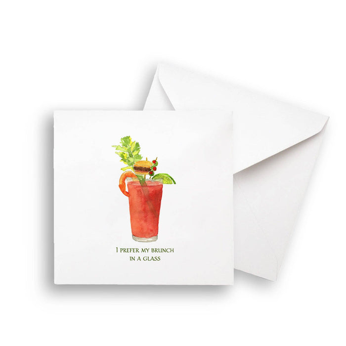 Brunch In a Glass: Dishtowel / Keep Words / -