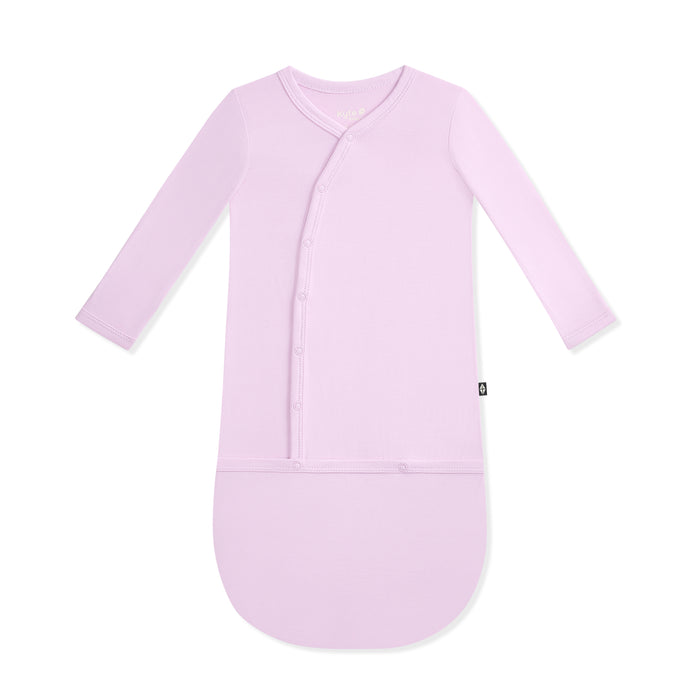 Purple baby bundler on a white background
