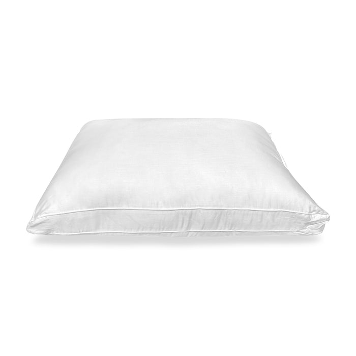 A comfortable Carpenter Co. Dual Layered Comfort Pillow with extra-firm support on a white background.
