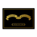 Chase and Wonder gift card, luxury home fragrance gift voucher