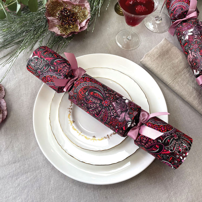 "Christmas Jewels" Luxury Candle Christmas Crackers luxury Christmas crackers by Chase and Wonder, hand-rolled in Cheshire