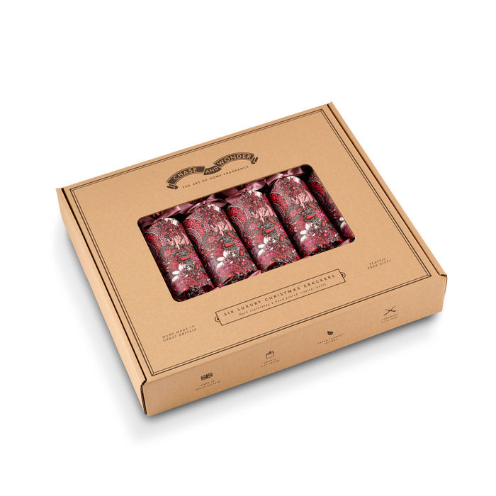 "Christmas Jewels" Luxury Candle Christmas Crackers luxury Christmas crackers by Chase and Wonder, hand-rolled in Cheshire