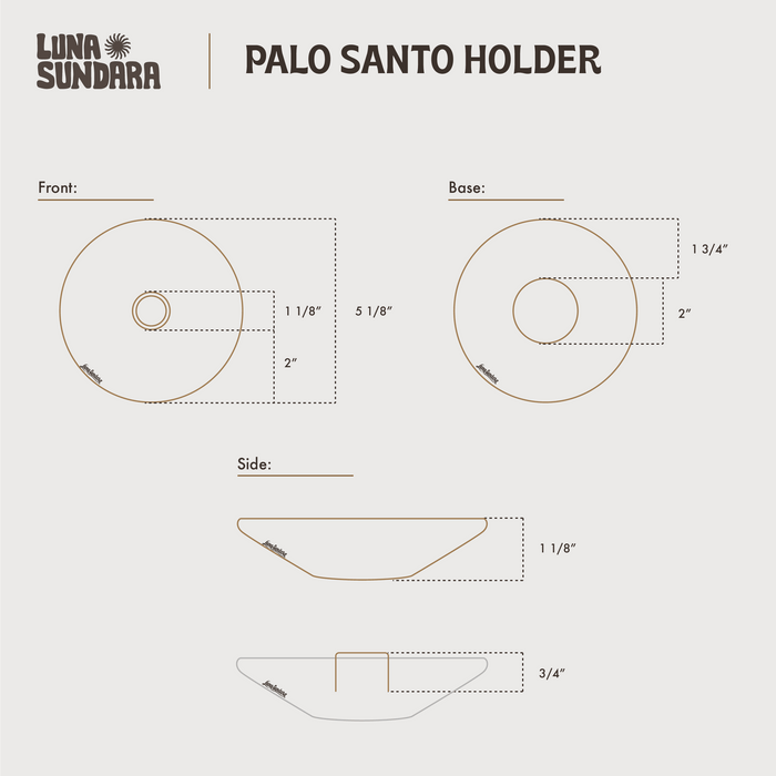 Chulucanas Ceramics Palo Santo Holder