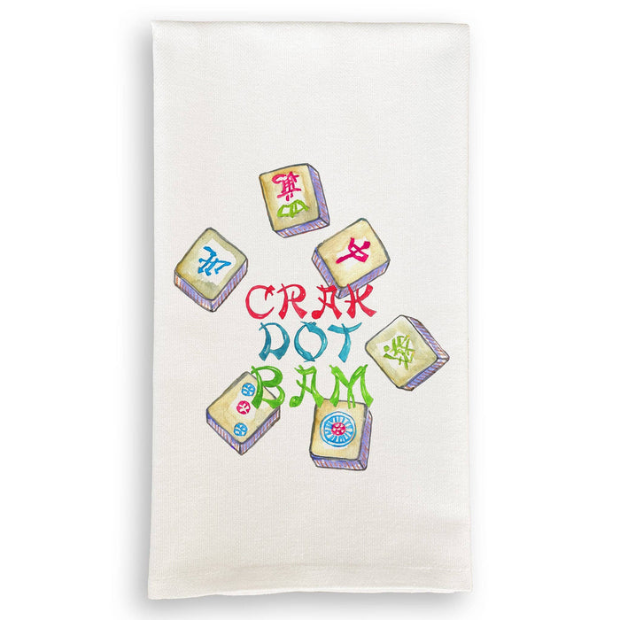 Colorful Mahjong Tiles: Dishtowel / -