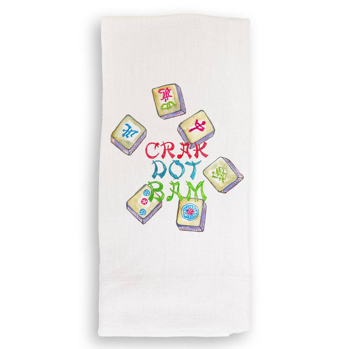 Colorful Mahjong Tiles: Dishtowel / -