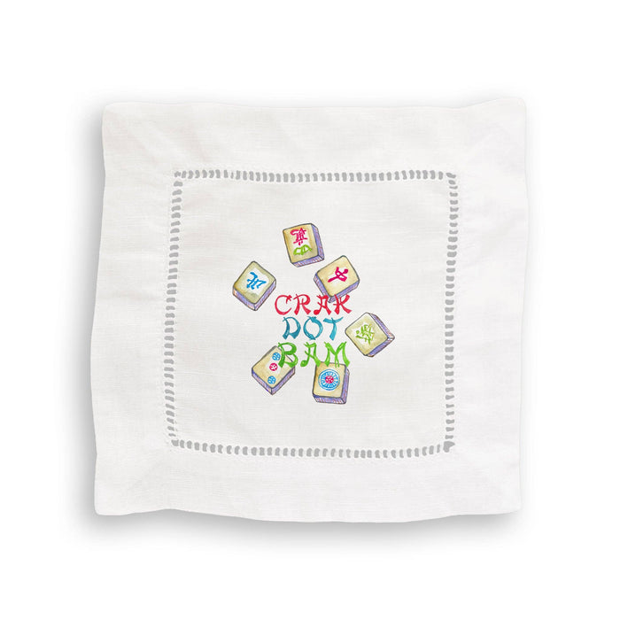 Colorful Mahjong Tiles: Dishtowel / -