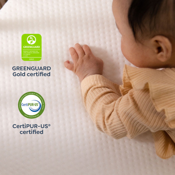 M53114W,DaVinci,Comfort Crib Mattress with Removable Waterproof Knit Cover in White