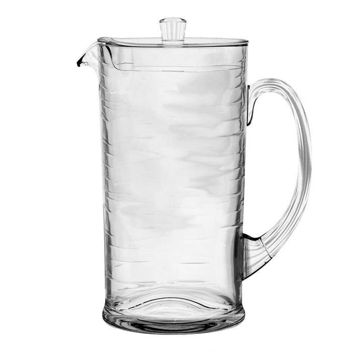 Cordoba Clear Pitcher w/ Lid Shatterproof Premium Plastic: Clear