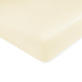 Crib Sheet in Chamomile shown on a crib mattress