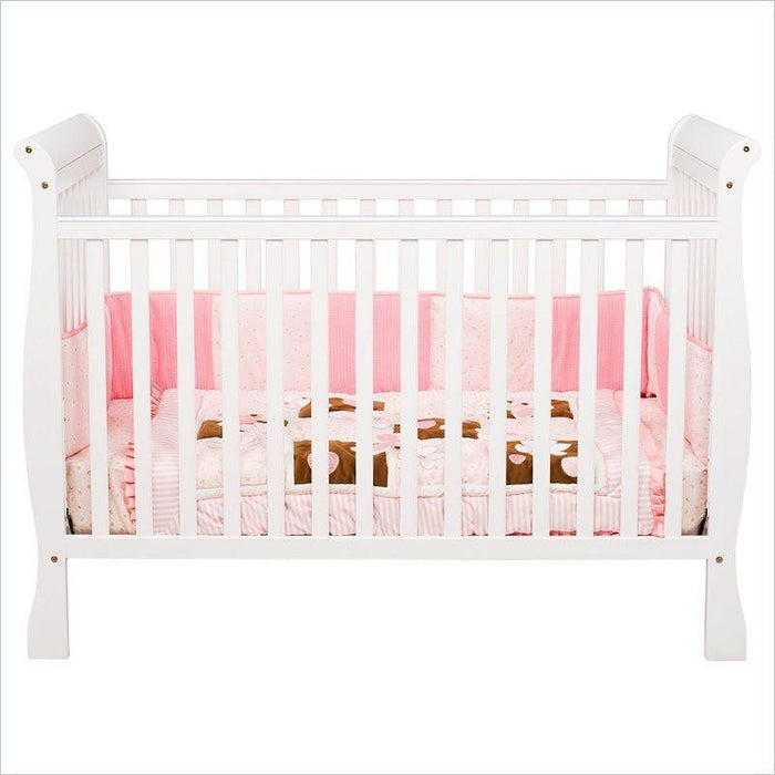 DaVinci Jamie 4-in-1 Convertible Wood Baby Crib in White Finish