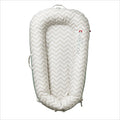 DockATot Deluxe Dock (0-8M) in Silver Lining (chevron)