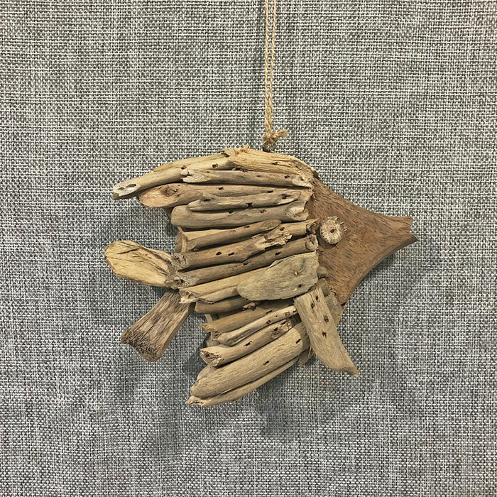 Driftwood Angel Fish Ornament