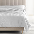 Dúo funda nórdica + almohada aman blanco vista frontal