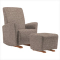 Dutailier Pico Upholstered Harvest Glider Chair in Bread