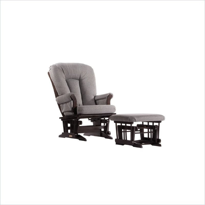Dutailier Sleigh Glider Rocker with Multiposition Lock Recline and Ottoman