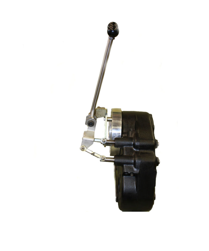 Early Bronco D-20 "T" Type, Stainless Steel Twin-stick Shifter, NV3550 / ZF / M5OD / AOD W/boot  (clocking ring) P/N EB20T T2