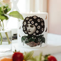 Eden 3 Wick Scented Ceramic Candle by Chase and Wonder, fine china with 22ct gold