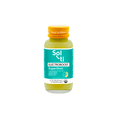Sol-ti ELECTROBOOST SuperShot  Glass Bottle with a bright turquoise front label, in light background