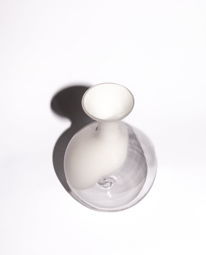 Exclusive White Glass Decanter
