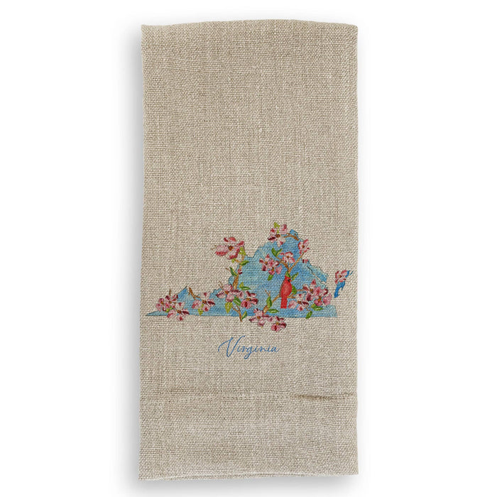 Floral Virginia: Dishtowel / Remove Words / -