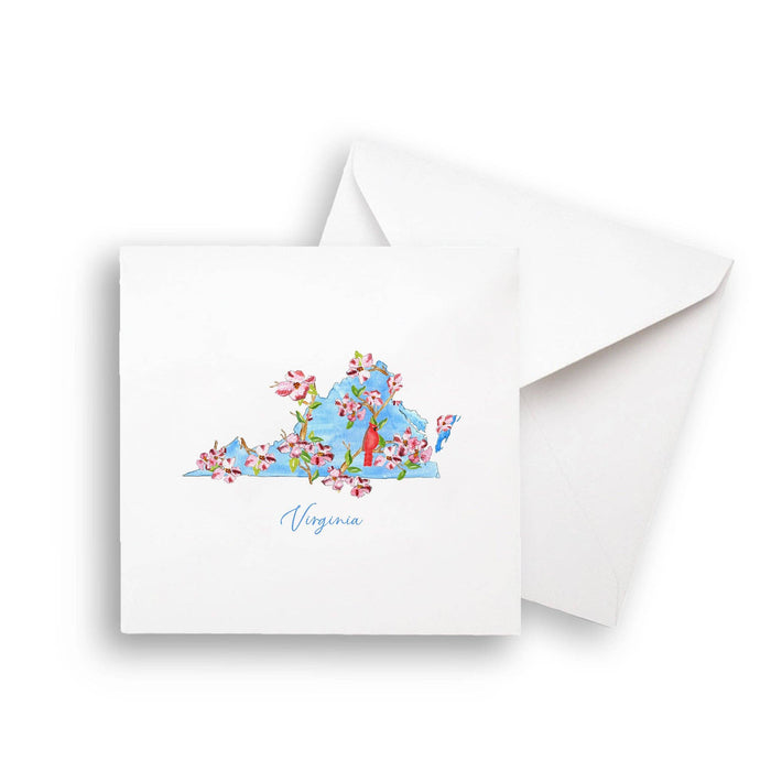 Floral Virginia: Dishtowel / Remove Words / -
