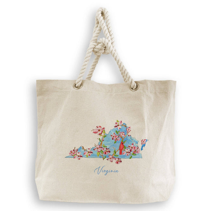 Floral Virginia: Dishtowel / Remove Words / -