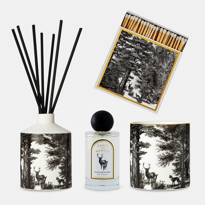 For the Explorers: The Enchanted Forest Gift Set gift set, contents displayed alongside the luxury gift box