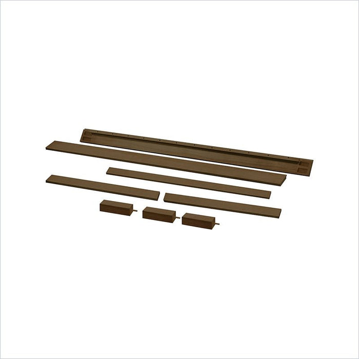 Franklin & Ben Full Sized Conversion Rails in Weathered Cocoa