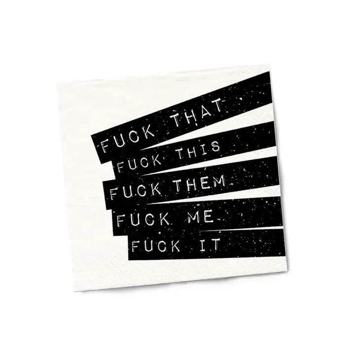 Fuck Everything Cocktail Napkins